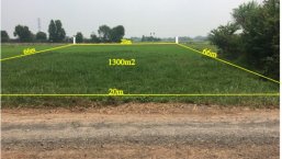 Đất vườn mặt tiền đường sỏi đá rộng 5m 1300m2 tại xã Phước Thạnh - Củ Chi - TPHCM .