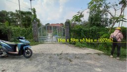 Bán nhà Củ Chi mặt tiền đường sỏi đá rộng 5m ( 1072m2 ).