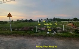 Đất nền mặt tiền đường nhựa rộng 5m ( 95m2 ) ful thổ cư tại xã Trung Lập Hạ - Củ Chi - tp HCM