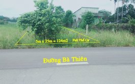 Bán đất nền Củ Chi giá rẻ (125m2), 1,6 tỷ