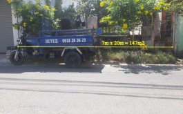 Bán đất Thị Trấn Củ Chi , khu phố 5 (147m2) Thị Trấn Củ Chi -tpHCM.